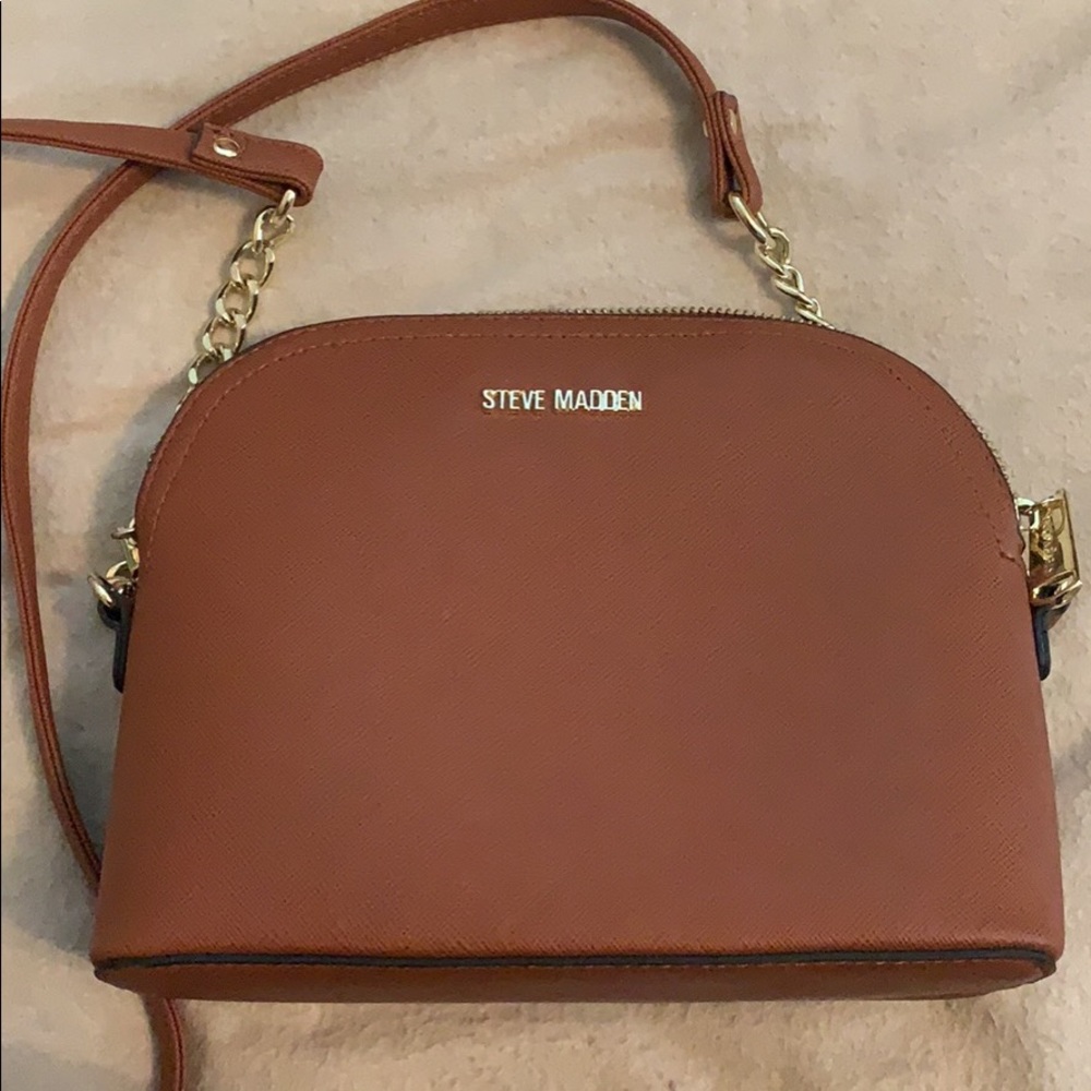 Steve Madden brown cross body purse